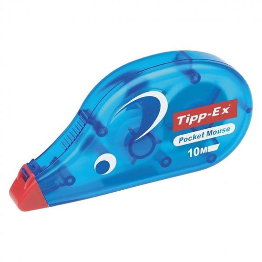 Ruban correcteur Tipp-Ex Pocket Mouse 4,2 mm x 10 m, boîte de 10 unités