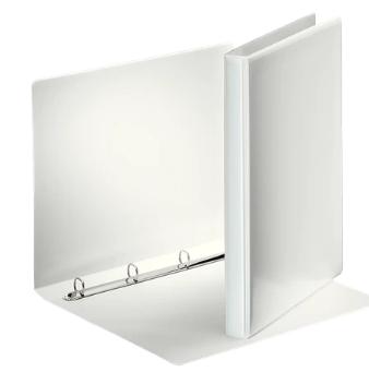 Classeur kangourou personnalisable ESSELTE BASIC, 4 anneaux ronds 16 mm, format A4, polypropylène blanc