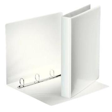 Classeur kangourou personnalisable ESSELTE BASIC, 4 anneaux assortis 25 mm, format A4, papier blanc PP