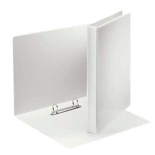 Classeur kangourou personnalisable Esselte Basic, 2 anneaux assortis 40 mm, format A4, PP blanc