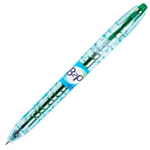 PILOT BOLÍGRAFO TINTA DE GEL BEGREEN B2P RETRÁCTIL 0.7 VERDE - Prinkweb