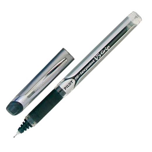 PILOT ROLLER TINTA LÍQUIDA V-5 GRIP HI-TECPOINT NEGRO - Prinkweb