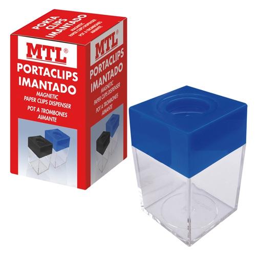 Étui magnétique MTL avec réservoir en plastique transparent et embout bleu