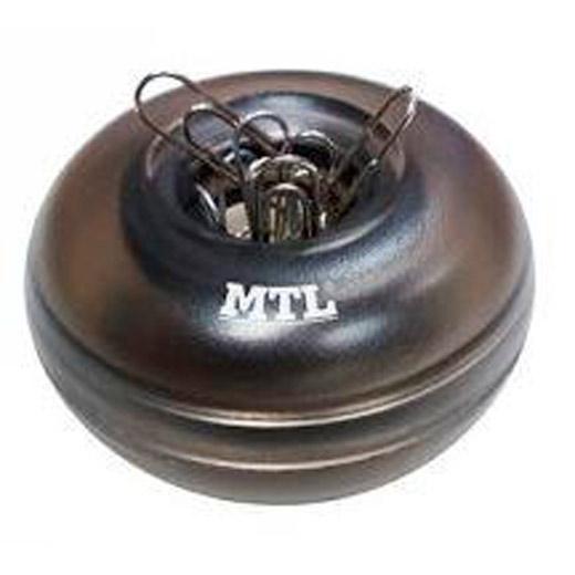 PORTE-CLIPS MAGNÉTIQUE ROND NOIR TRANSLUCIDE MTL