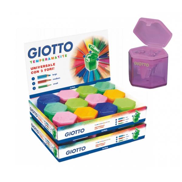 GIOTTO AFILALÁPICES CON DEPÓSITO 3 AGUJEROS C/SURTIDOS - Prinkweb