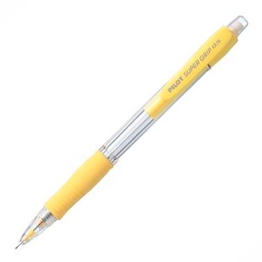 PILOT PORTAMINAS H-185 SUPERGRIP 0.5 CON GOMA AMARILLO - Prinkweb