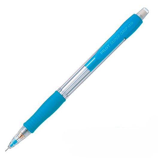 PILOT PORTAMINAS H-185 SUPERGRIP 0.5 CON GOMA AZUL CLARO - Prinkweb
