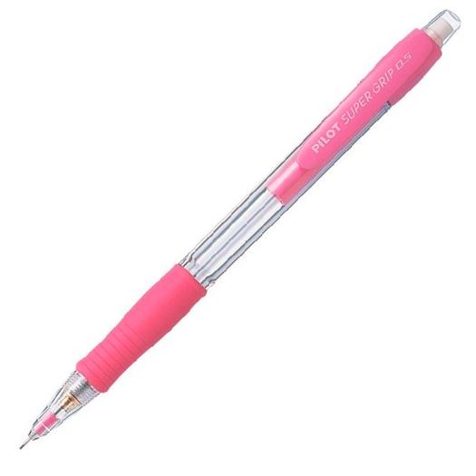 PILOT PORTAMINAS H-185 SUPERGRIP 0.5 CON GOMA ROSA - Prinkweb