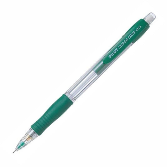 PILOT PORTAMINAS H-185 SUPERGRIP 0.5 CON GOMA VERDE - Prinkweb