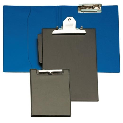 Pochette GRAFOPLÁS MINICLIP avec clip, format A4, avec pochette intérieure, PVC noir souple