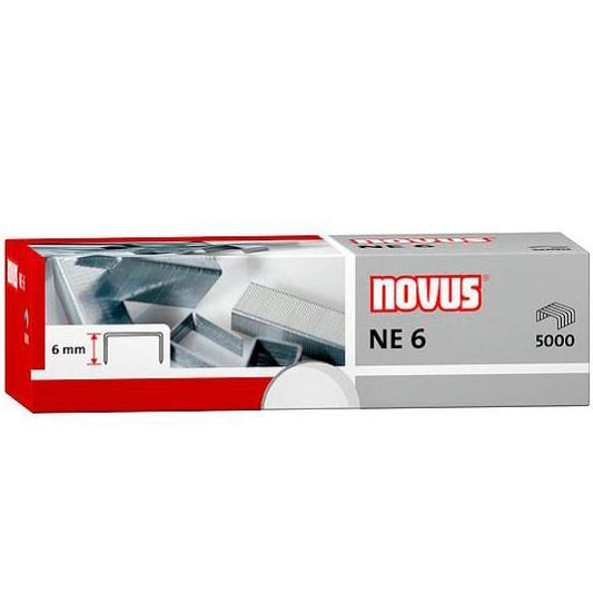 Boîte de 6 agrafes NOVUS NE pour agrafeuses électriques -5000U-