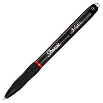 SHARPIE BOLÍGRAFO S-GEL PUNTA MEDIA 0.7MM ROJO - Prinkweb