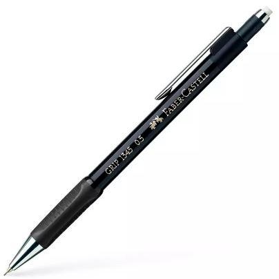 FABER CASTELL PORTAMINAS GRIP 1345 0,5MM NEGRO METÁLICO - Prinkweb