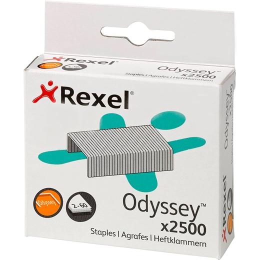 Agrafes galvanisées REXEL ODYSSEY - Boîte de 2500