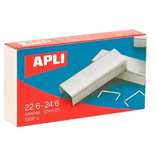 Grampo de aplicação 22/6 - 24/6 galvanizado - caixa com 1000 unidades - 10U -