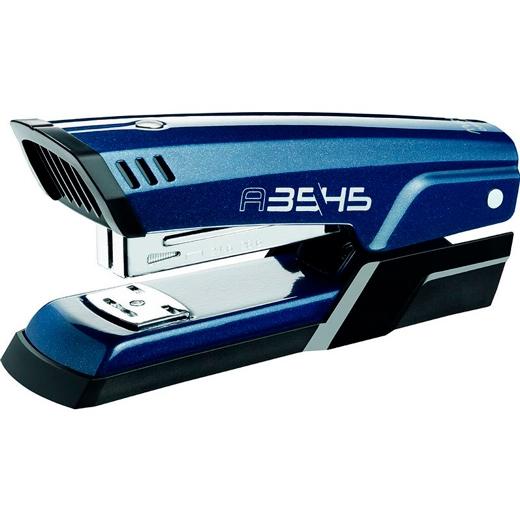 Agrafeuse de bureau Maped demi-bande métal avancé 24/6 26/6 bleue