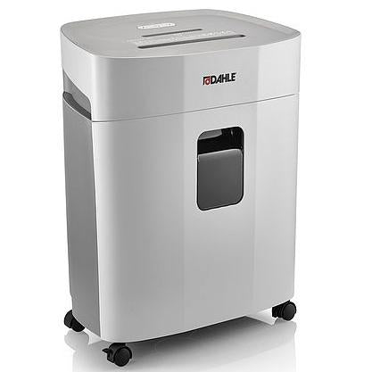 Destructeur de documents manuel DAHLE PAPERSAFE PS260, coupe en particules de 4 x 12 mm, capacité de 25 L, jusqu'à 12 h de fonctionnement, entrée de 224 mm