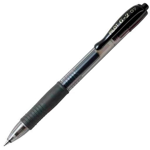 PILOT BOLÍGRAFO TINTA DE GEL G-2 RETRÁCTIL 0.7 NEGRO - Prinkweb