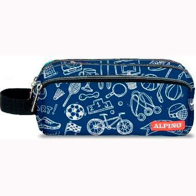 ALPINO ESTUCHE SPORTS 3 COMPARTIMENTOS 22X11X3,5CM MULTICOLOR