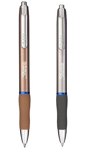 SHARPIE BOLÍGRAFO S-GEL METALLIC TINTA AZUL PUNTA MEDIA 0.7MM PLATEADO Y COBRE SURTIDOS - Prinkweb