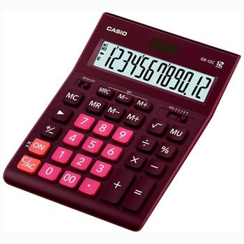CASIO CALCULADORA D’OFICINA DE SOBREMESA 12 DÍGITS MORADA