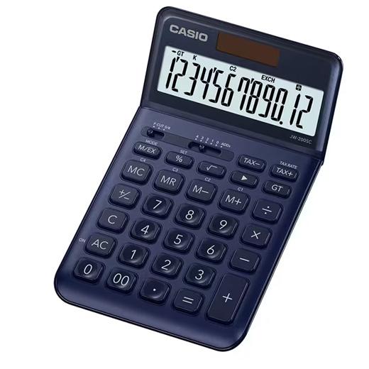 Calculadora de secretária Casio Office de 12 dígitos azul-marinho