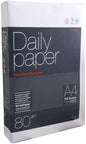Daily Paper Papel A4 80gr. 210x297mm (500 Hojas) Blanco - Cantidad: 5