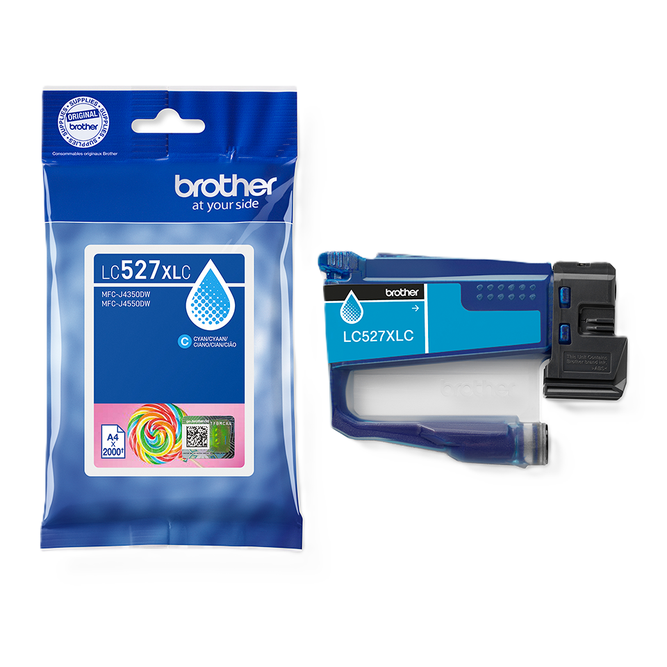 Brother LC527XL Cyan Cartucho de Tinta Original - LC527XLC