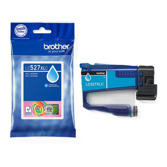 Brother LC527XL Cyan Cartucho de Tinta Original - LC527XLC
