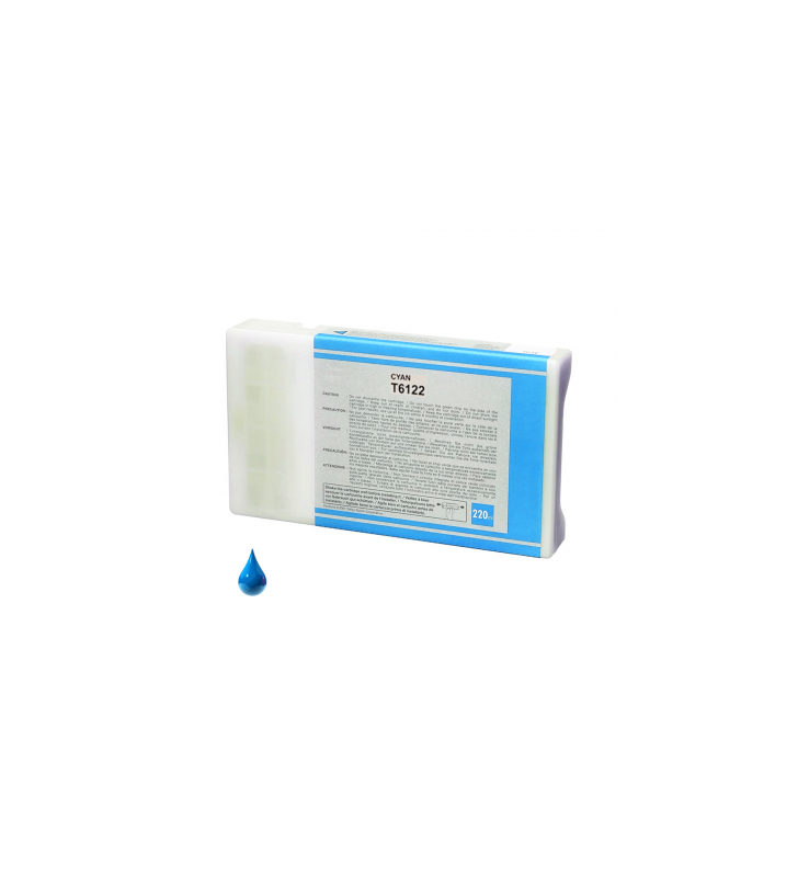 Cartucho compatible Epson T6122 cian 220 ml